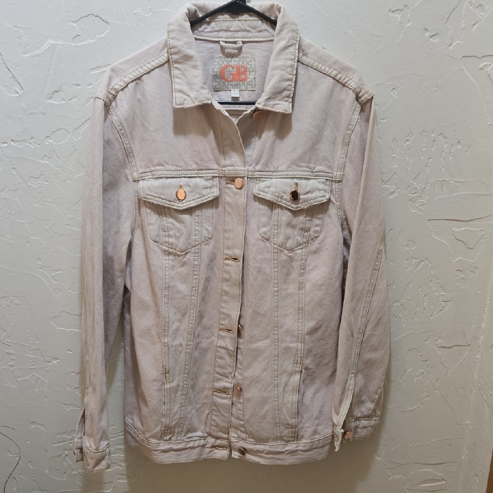 Gianni Bini Light Pink Jean Jacket